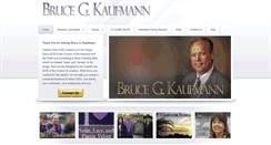 Desktop Screenshot of brucekaufmann.com